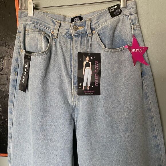 NWT Simple Society Balloon Super High Rise Jeans Women’s Size 9/29 - Picture 5 of 13